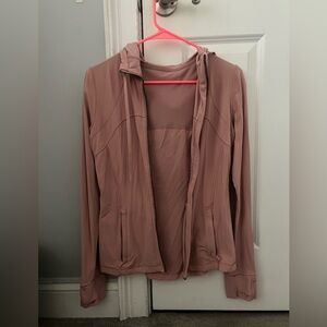Lululemon define hooded zip up in pink